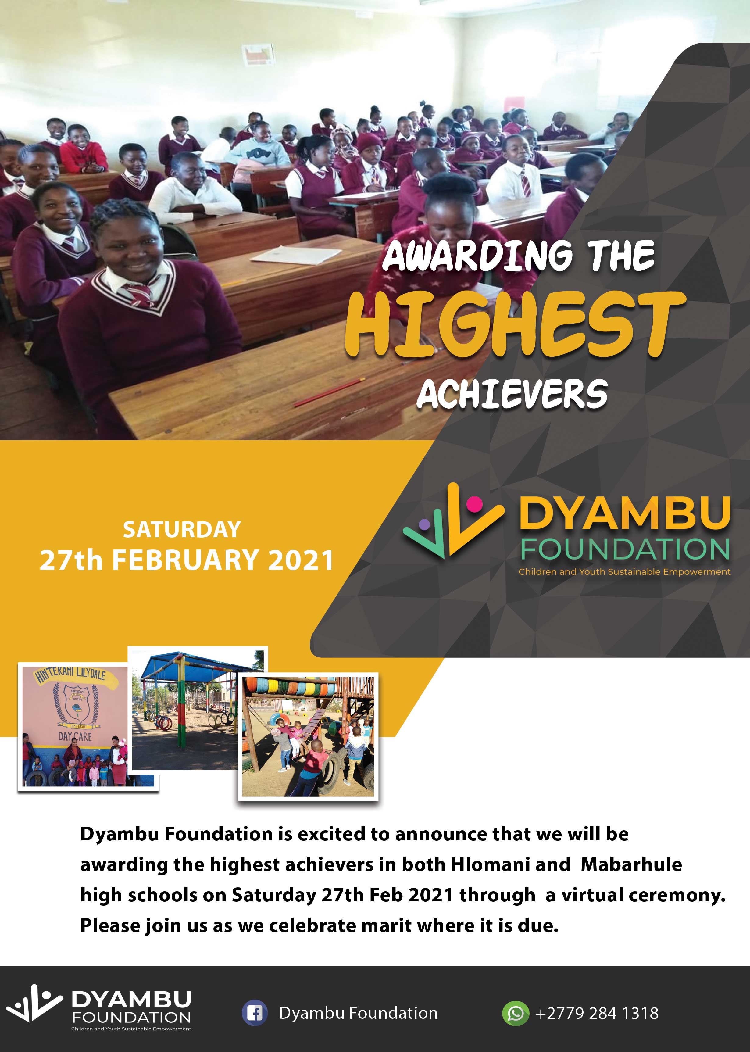 Dyambu Foundation A4 Flyer Design